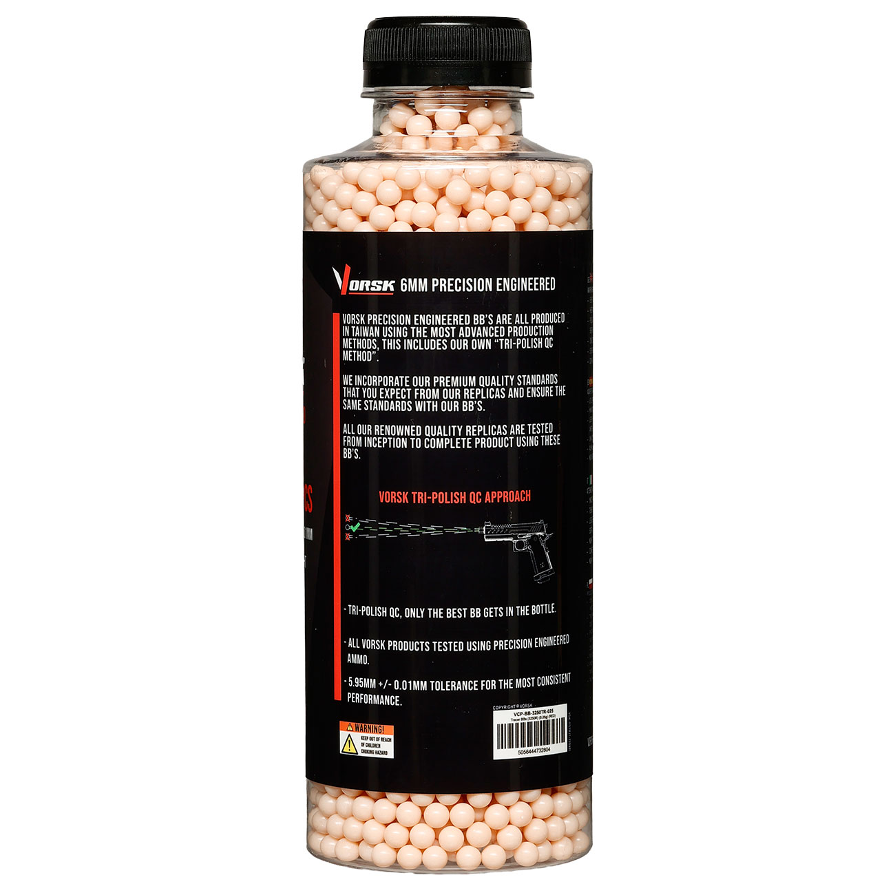 Vorsk Tracer Triple Polished QC BBs 0,25g 3.250er Flasche rot Bild 1
