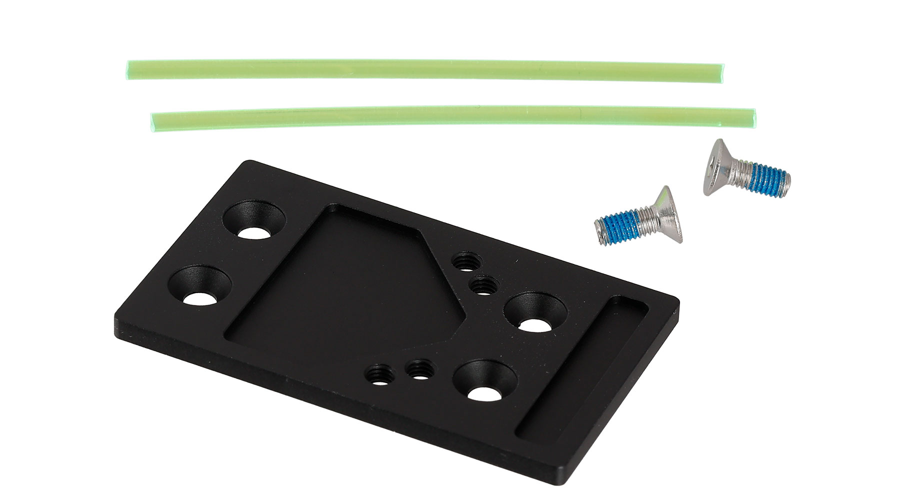 CTM Airsoft CNC Aluminium FUKU-2 Upper Receiver Kit Skeleton schwarz / rot f. Action Army AAP-01/C GBB Pistolen Bild 11