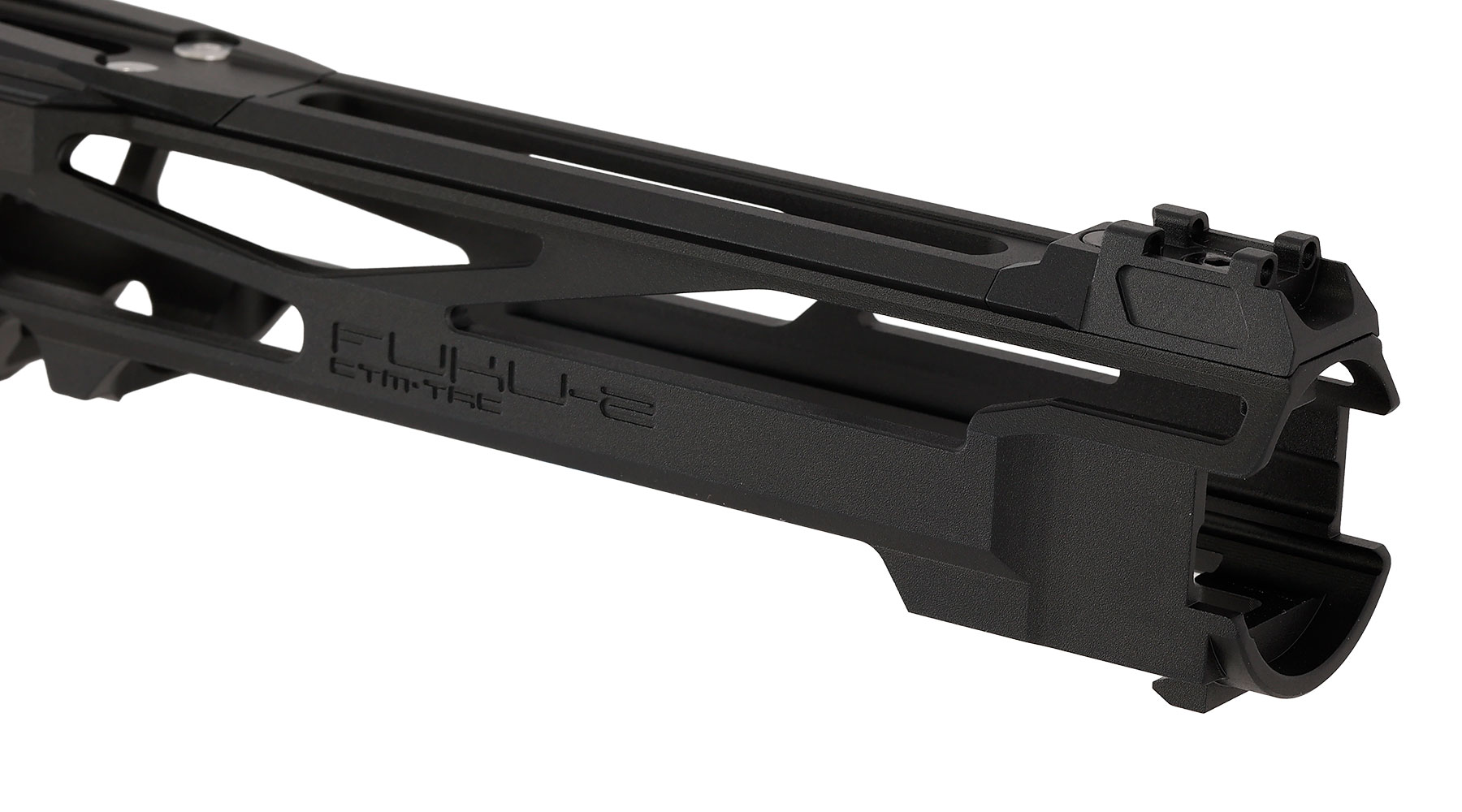 CTM Airsoft CNC Aluminium FUKU-2 Upper Receiver Kit Skeleton schwarz / rot f. Action Army AAP-01/C GBB Pistolen Bild 9