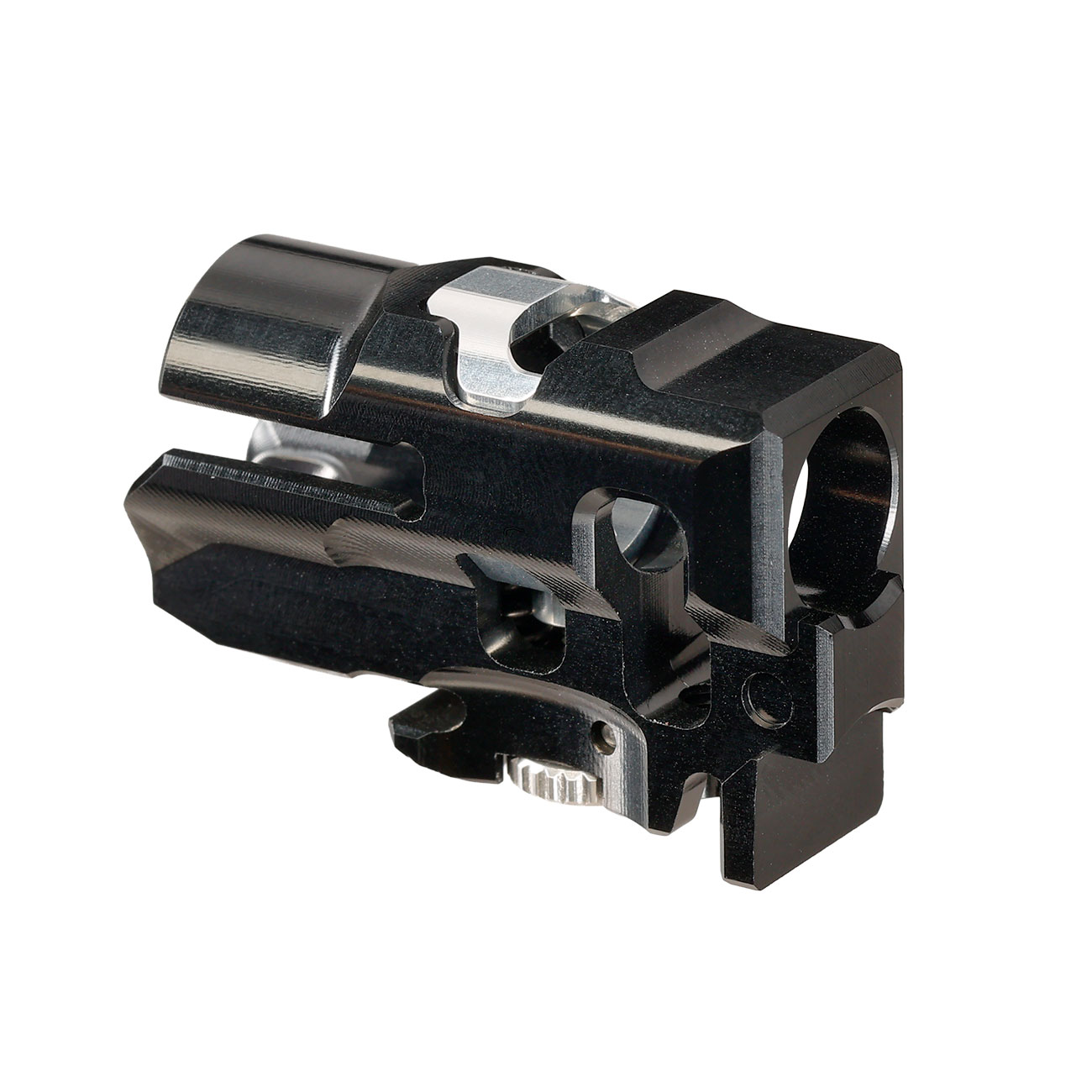 TTI Airsoft Infinity CNC Aluminium TDC-Style Hop-Up Chamber f. SRC G17 GEN5 MOS CO2BB Serie schwarz Bild 4