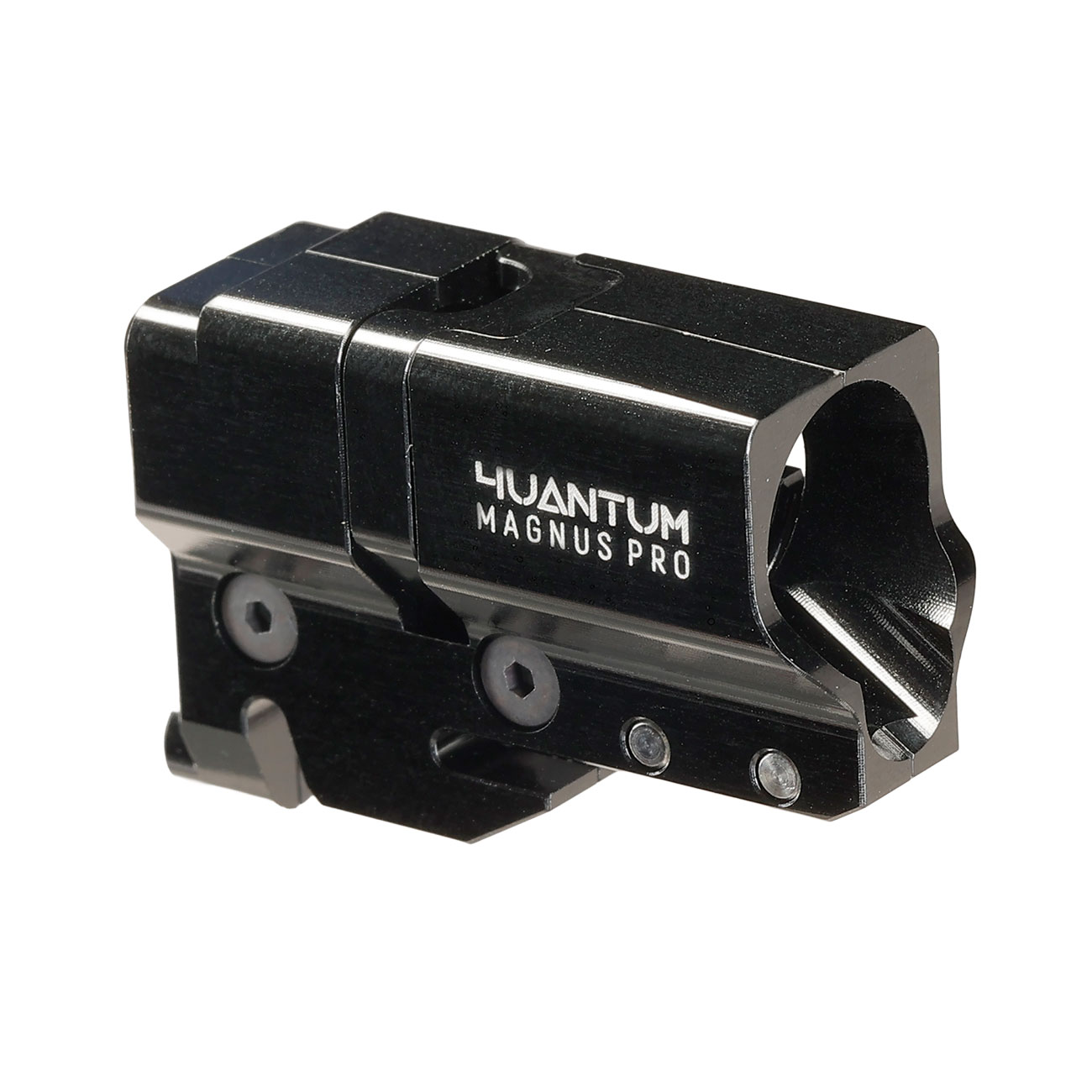 4UANTUM Magnus Pro TDC CNC Aluminium Hop-Up Chamber f. GHK G-Serie GBB Pistolen schwarz Bild 4