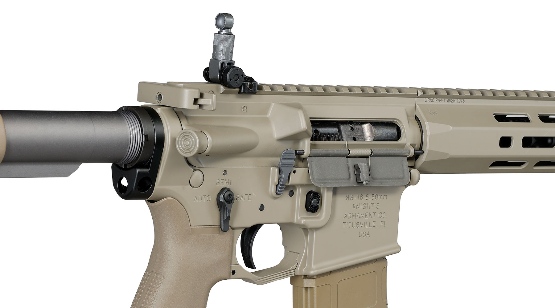 VFC KAC L403A1 / KS-1 13,7 Zoll Vollmetall EVO-System Gas-Blow-Back 6mm BB Flat Dark Earth Bild 9