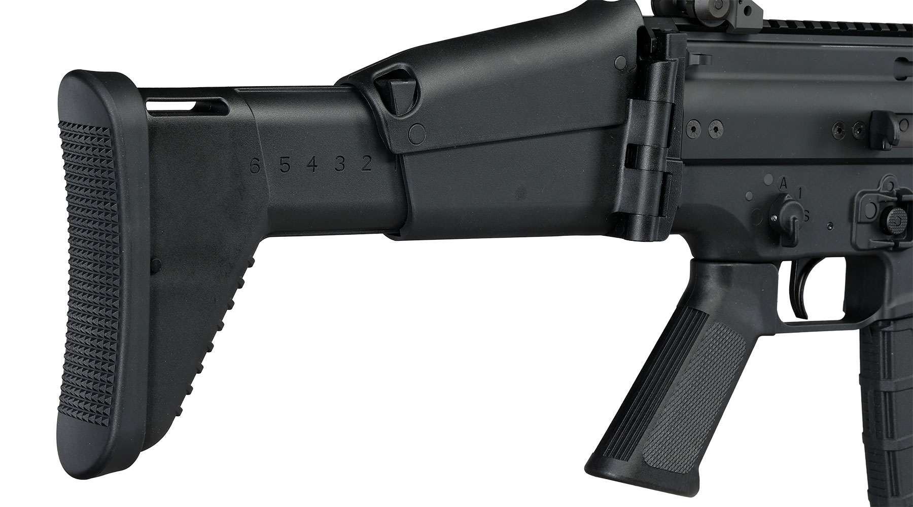 Guns Modify FN Herstal SCAR-L MK2 Vollmetall MWS ZET-System Gas-Blow-Back 6mm BB schwarz Bild 10