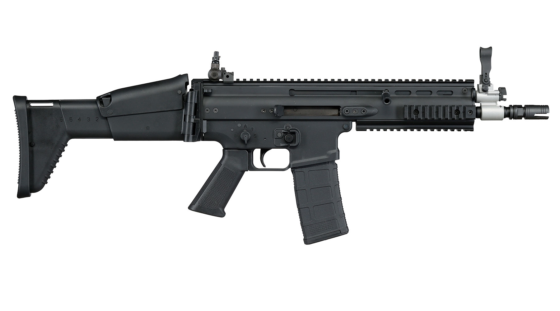 Guns Modify FN Herstal SCAR-L MK2 Vollmetall MWS ZET-System Gas-Blow-Back 6mm BB schwarz Bild 3