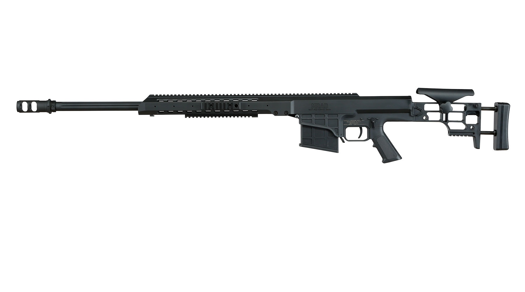 Snow Wolf Barrett M98B MRAD Vollmetall Bolt-Action Snipergewehr Springer 6mm BB schwarz Bild 1