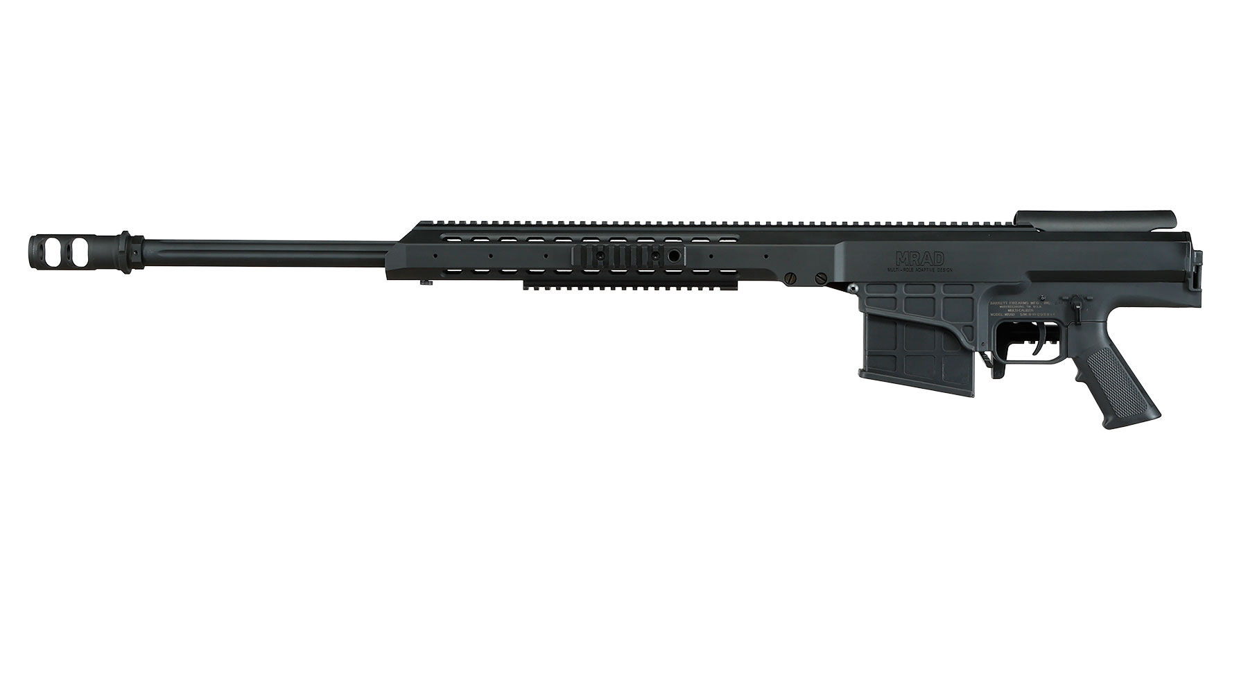 Snow Wolf Barrett M98B MRAD Vollmetall Bolt-Action Snipergewehr Springer 6mm BB schwarz Bild 2