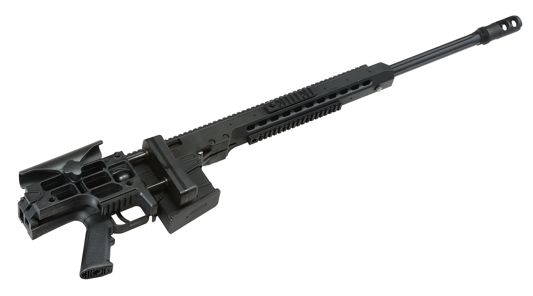 Snow Wolf Barrett M98B MRAD Vollmetall Bolt-Action Snipergewehr Springer 6mm BB schwarz Bild 5