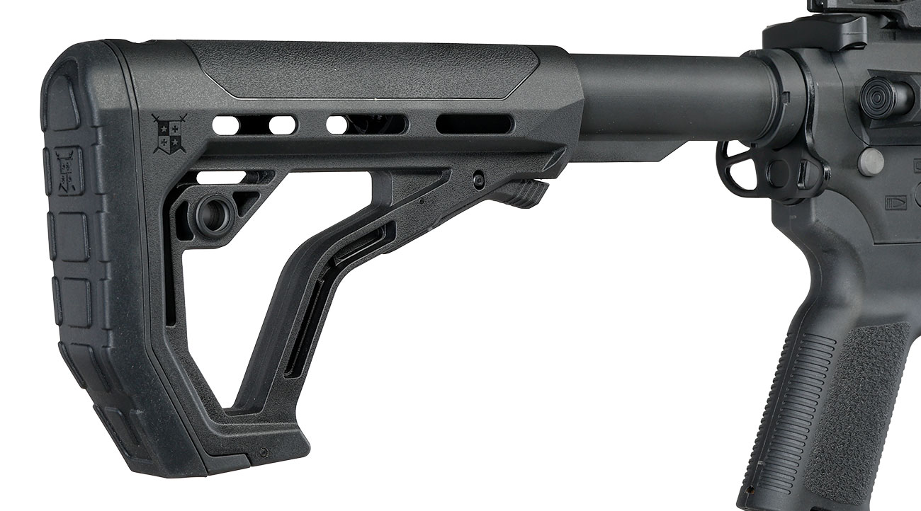 Delta Armory M4 AR15 Charlie M-LOK 8 Zoll Eagle ETU Mosfet S-AEG 6mm BB schwarz Bild 10