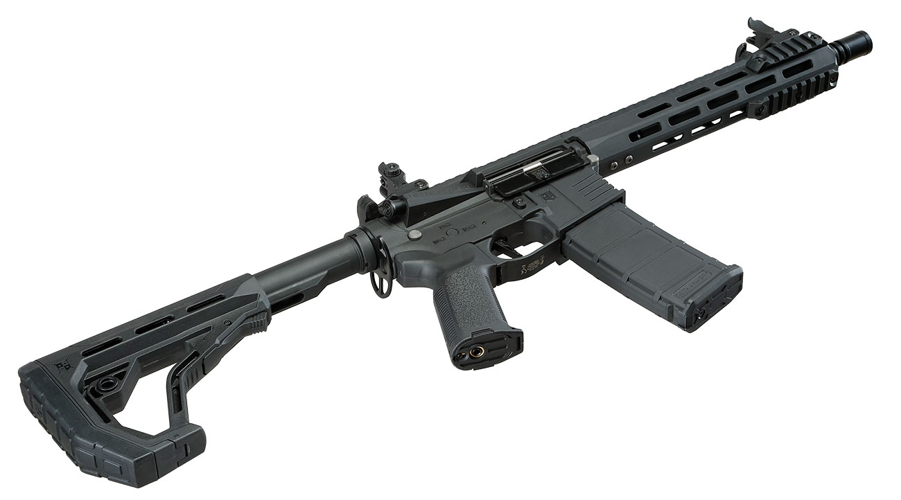 Delta Armory M4 AR15 Charlie M-LOK 10 Zoll Eagle ETU Mosfet S-AEG 6mm BB schwarz Bild 6