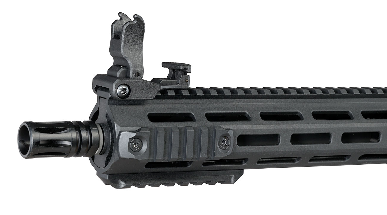 Delta Armory M4 AR15 Charlie M-LOK 10 Zoll Eagle ETU Mosfet S-AEG 6mm BB schwarz Bild 7