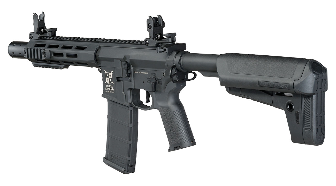 Delta Armory M4 AR15 Charlie M-LOK SilentOps 8 Zoll Komplettset S-AEG 6mm BB schwarz Bild 11