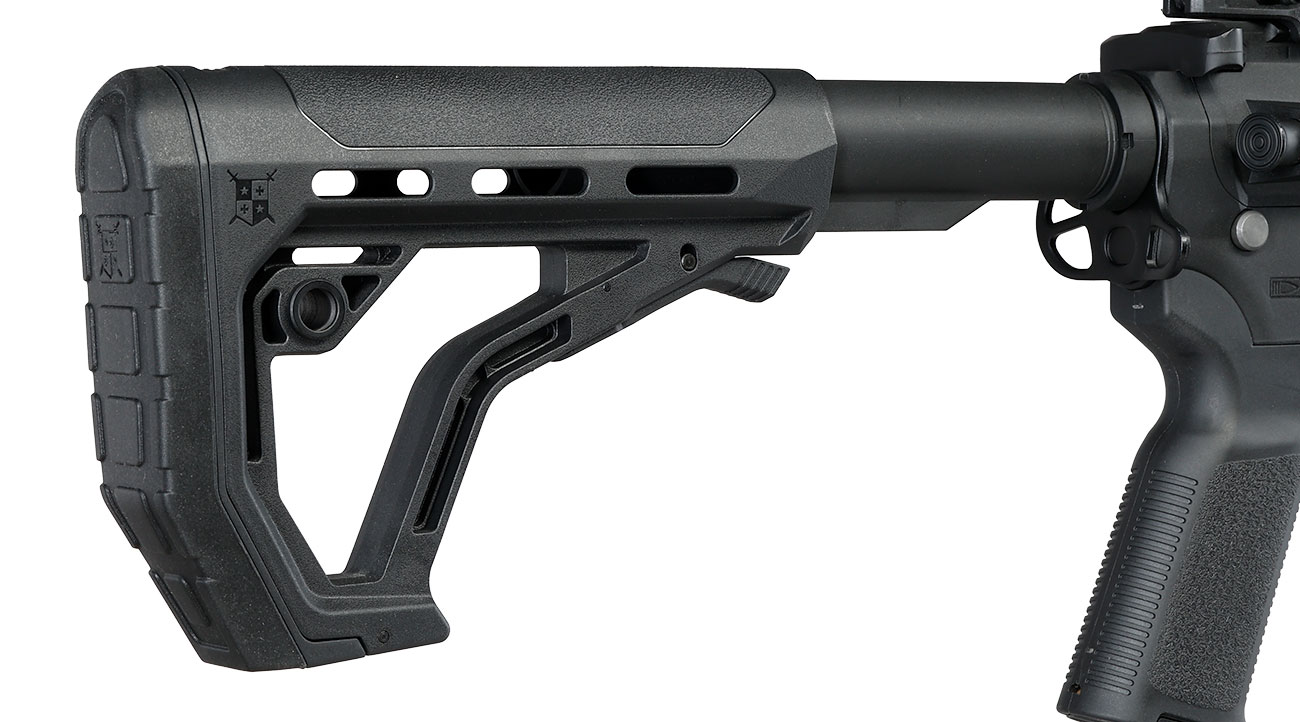 Delta Armory M4 AR15 Charlie M-LOK SilentOps 8 Zoll Eagle ETU Mosfet S-AEG 6mm BB schwarz Bild 10