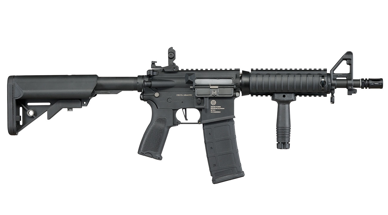 Delta Armory Grand Power M4 CQB-R Charlie Komplettset S-AEG 6mm BB schwarz Bild 3