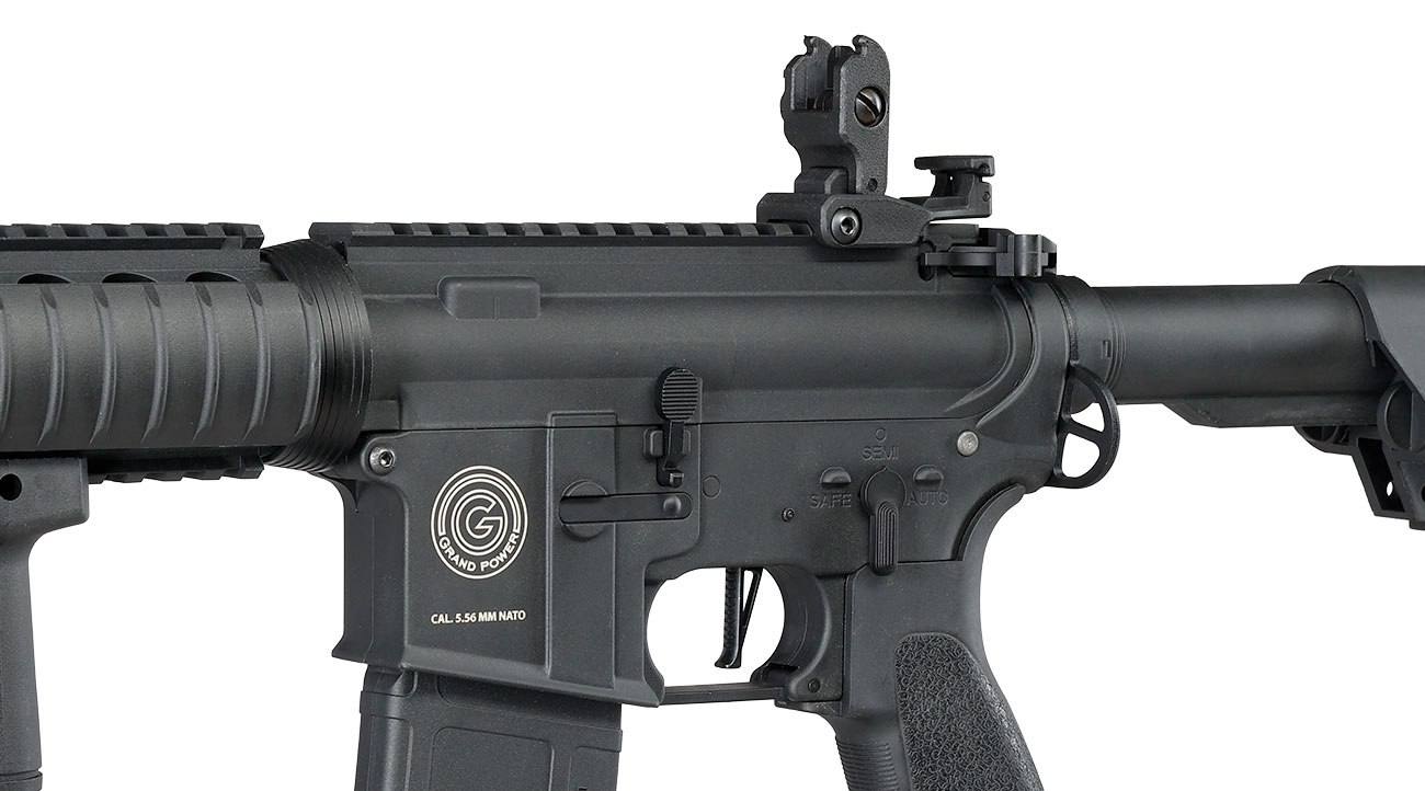Delta Armory Grand Power M4 CQB-R Charlie Komplettset S-AEG 6mm BB schwarz Bild 8