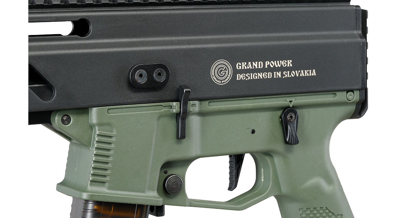 Delta Armory Grand Power Stribog SP10A3 Charlie Eagle ETU Mosfet S-AEG 6mm BB oliv - Upgraded Version Bild 6