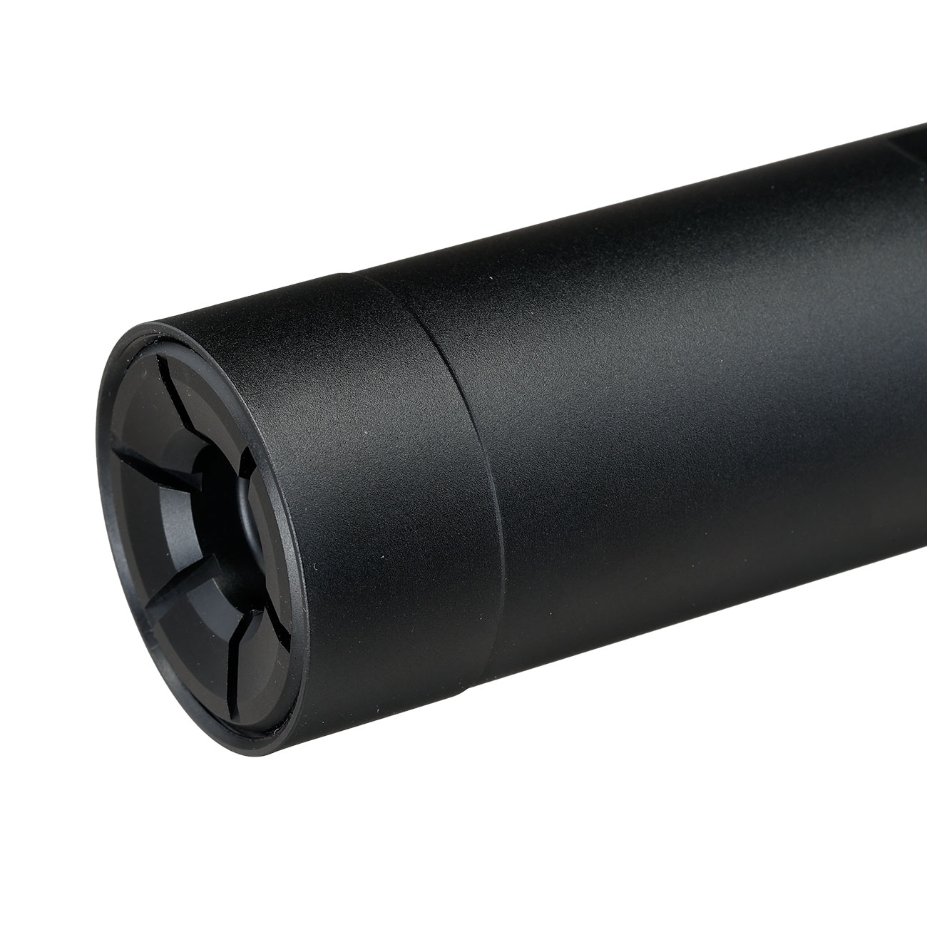 PTS Griffin Armament R22 Aluminium Modular Suppressor Taper Mount mit Stealth Stahl Flash-Hider 14mm- schwarz Bild 7