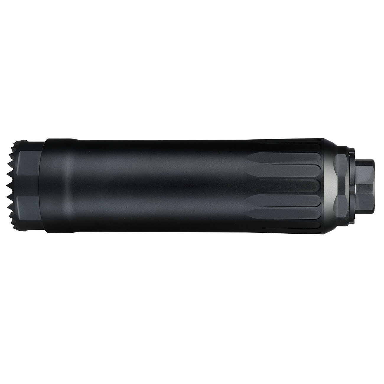 RGW HX Custom Ventilated 12K Aluminium Silencer f. Tokyo Marui Saiga GBB Shotgun Serie schwarz Bild 4