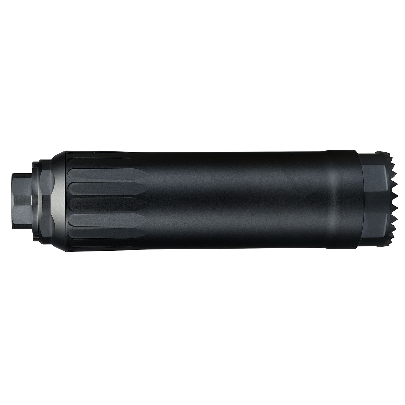 RGW HX Custom Ventilated 12K Aluminium Silencer f. Tokyo Marui Saiga GBB Shotgun Serie schwarz Bild 5