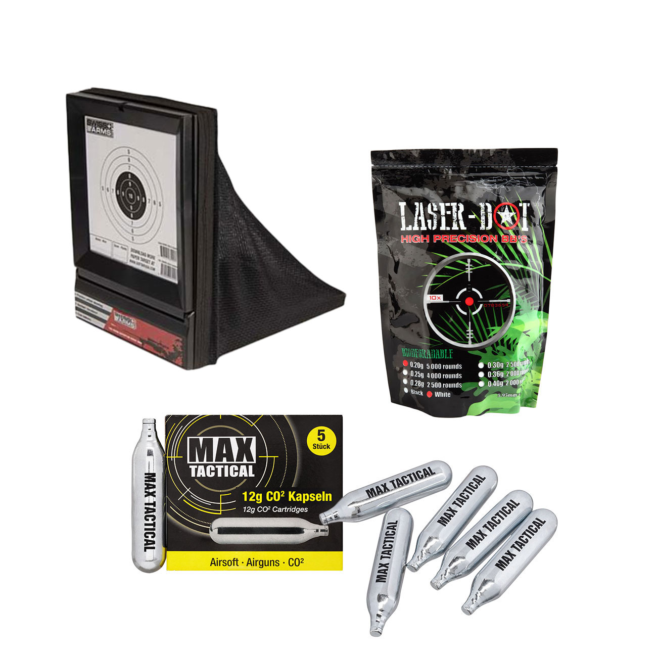 Legends 1911 Vintage CO2 Airsoft Pistole 6mm BB Vollmetall Echtholz Set mit 5x CO2 5000 BBs und Airsoft Kugelfang Bild 3