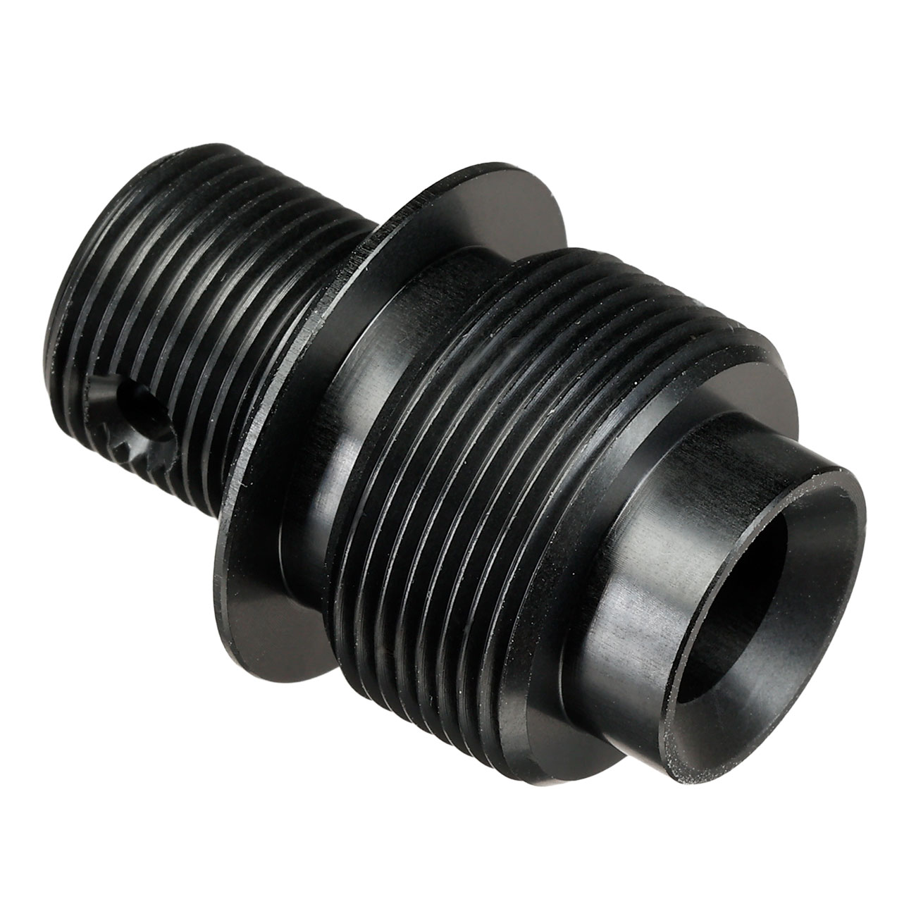 Tokyo Marui Barrel Extension / Silencer Adapter 14mm- schwarz f. TM VSR-10 Bild 3