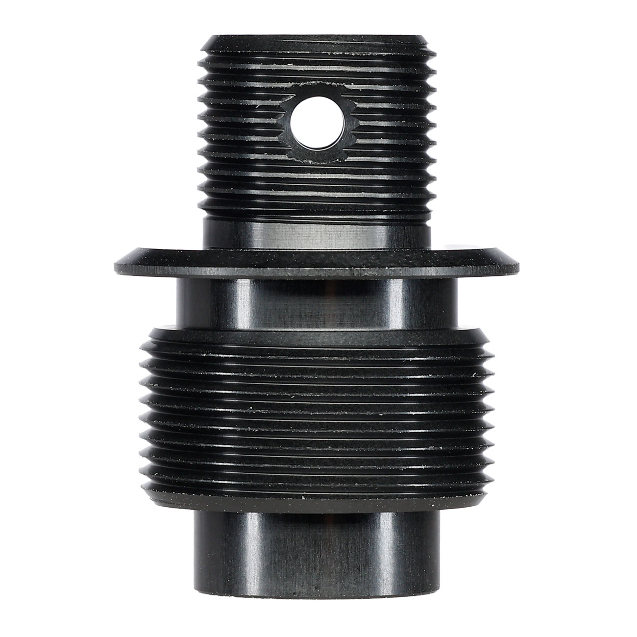 Tokyo Marui Barrel Extension / Silencer Adapter 14mm- schwarz f. TM VSR-10 Bild 4