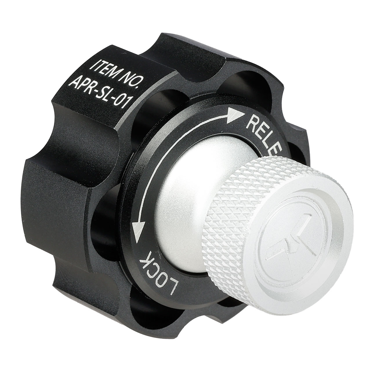 Ares Airsoft Aluminium Revolver Speedloader / Jet Loader (ohne H�lsen) schwarz Bild 1