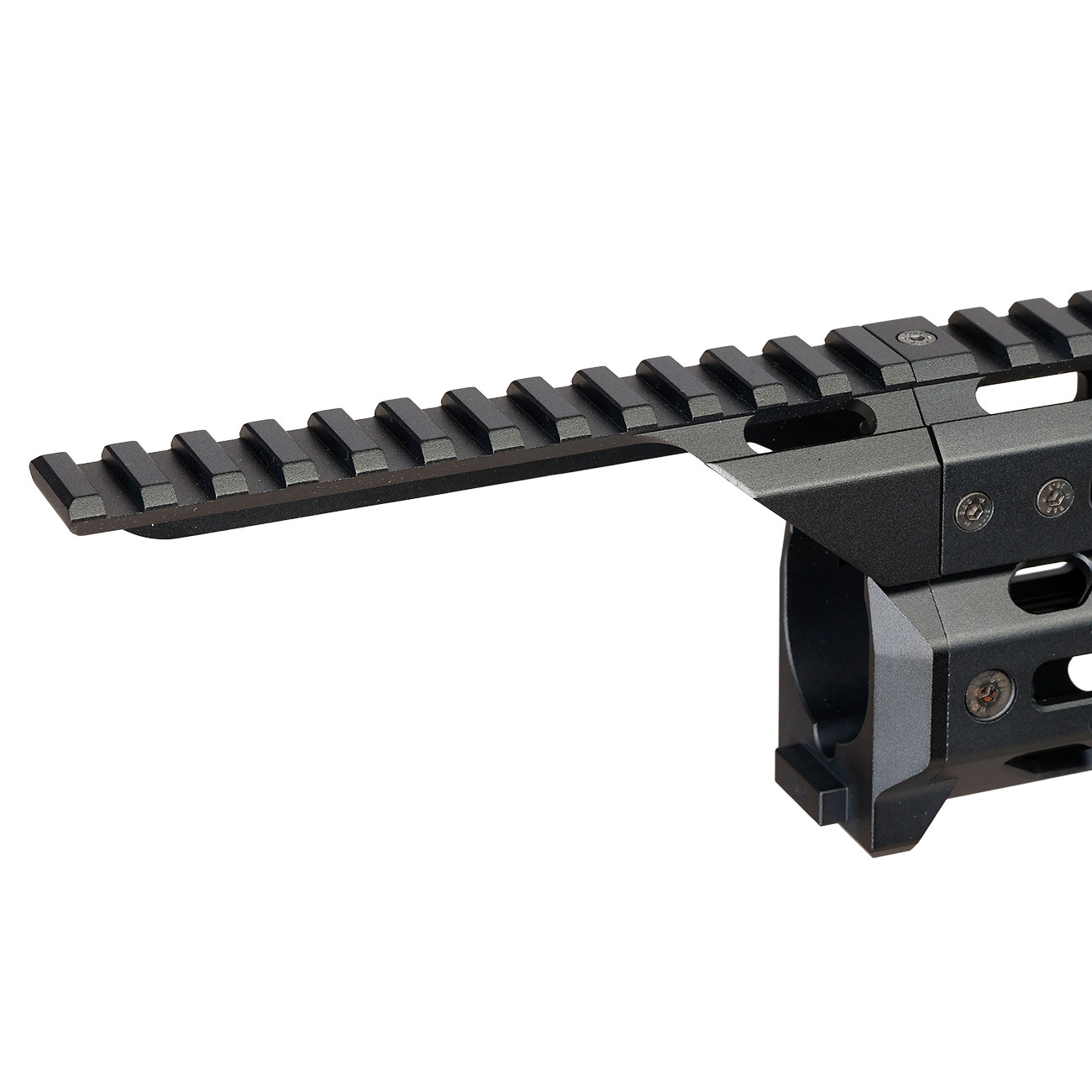 5KU CNC Aluminium Long M-LOK Tactical Handguard f. Tokyo Marui Saiga-12K GBB Shotgun schwarz Bild 10