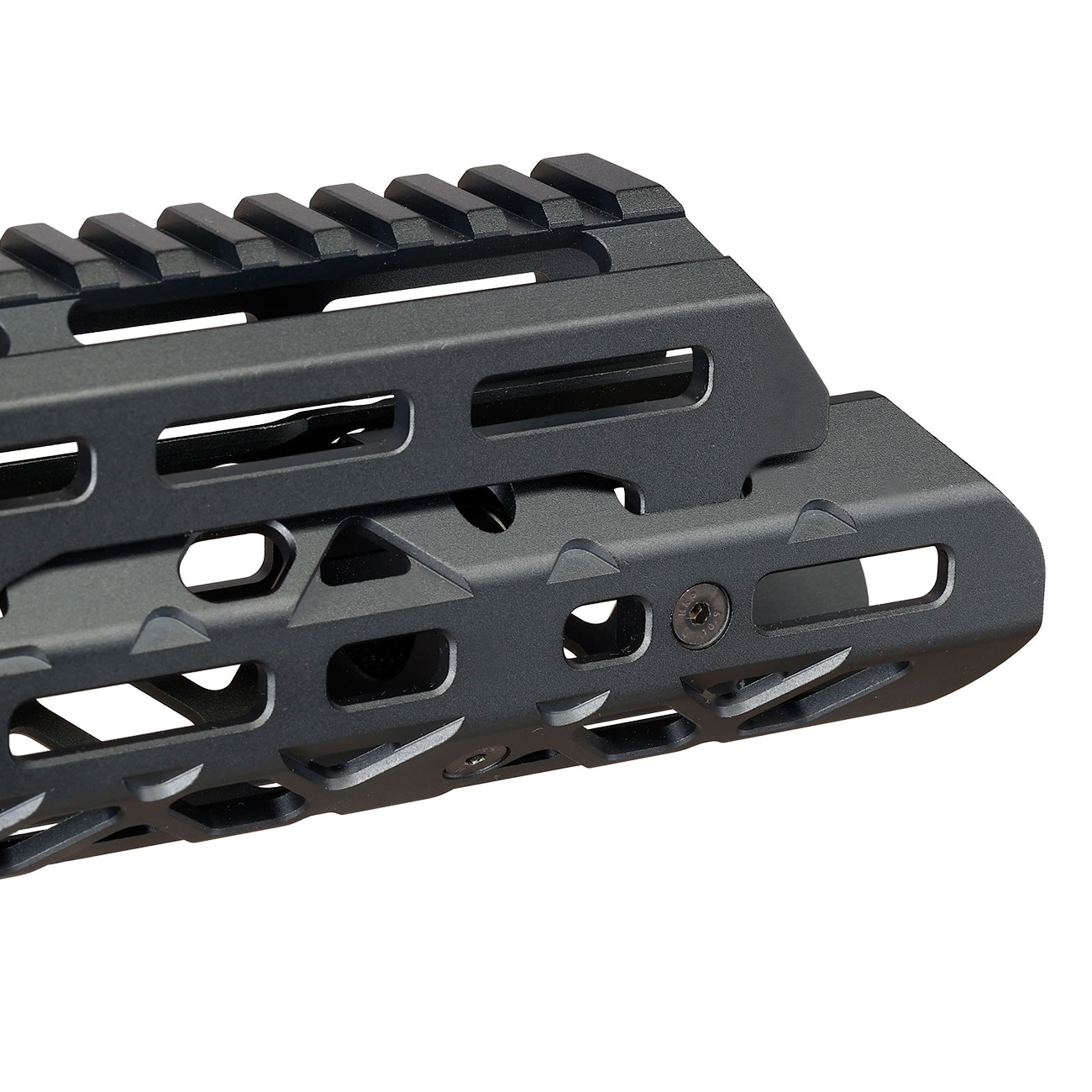 5KU CNC Aluminium Long M-LOK Tactical Handguard f. Tokyo Marui Saiga-12K GBB Shotgun schwarz Bild 9