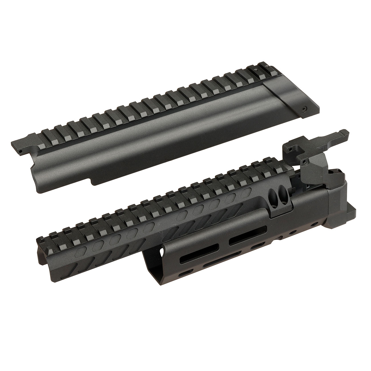 VFC AK74 CNC Aluminium Tactical Conversion Kit 5,5 Zoll Version f. VFC AK74M GBB Gewehre schwarz