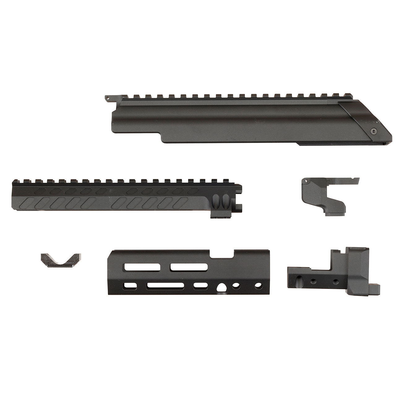 VFC AK74 CNC Aluminium Tactical Conversion Kit 5,5 Zoll Version f. VFC AK74M GBB Gewehre schwarz Bild 2