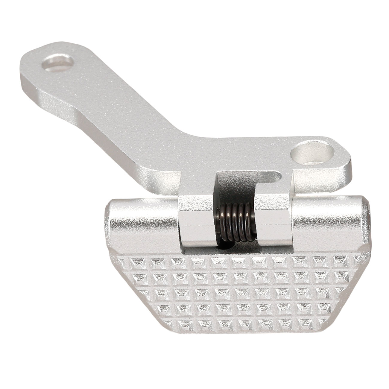 TTI Airsoft CNC Aluminium Folding Daumenauflage links f. AAP-01/C GBB Pistolen silber Bild 5