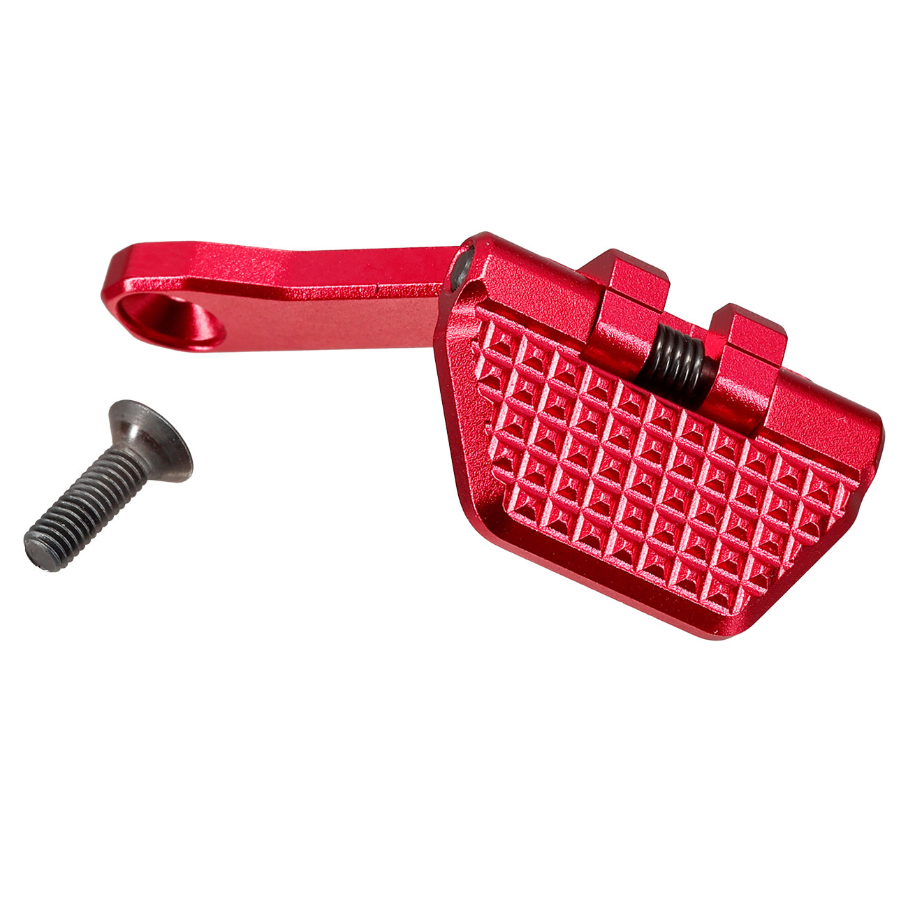 TTI Airsoft CNC Aluminium Folding Daumenauflage links f. AAP-01/C GBB Pistolen rot