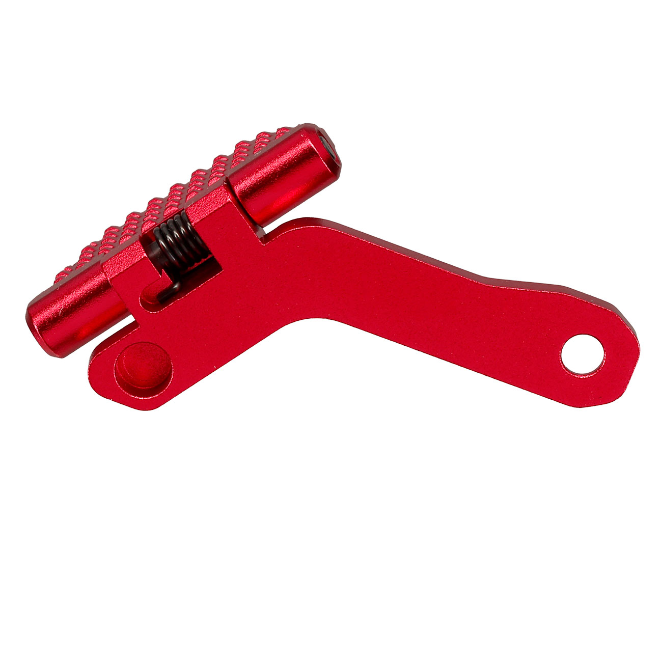 TTI Airsoft CNC Aluminium Folding Daumenauflage links f. AAP-01/C GBB Pistolen rot Bild 4