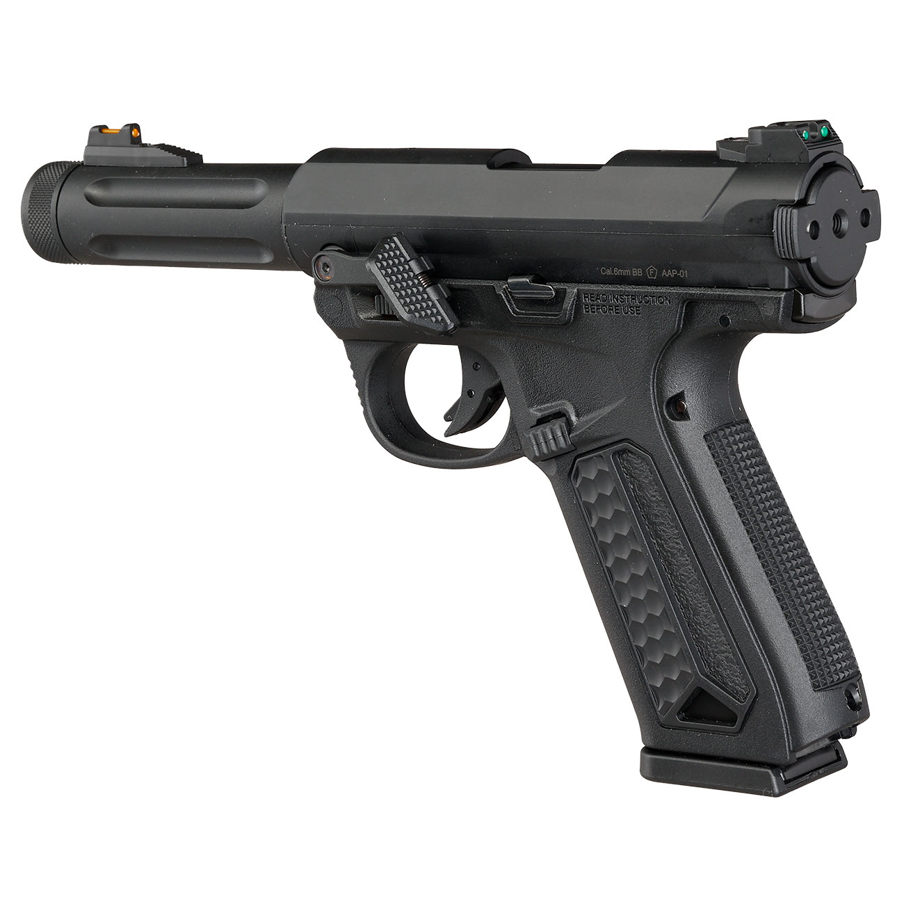 TTI Airsoft CNC Aluminium Folding Daumenauflage links f. AAP-01/C GBB Pistolen schwarz Bild 7