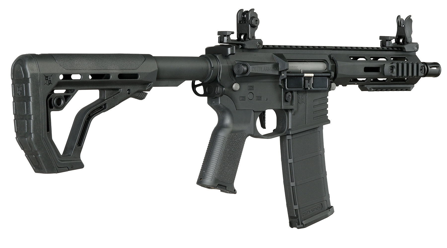 Delta Armory M4 AR15 Charlie M-LOK 6,5 Zoll Eagle ETU Mosfet S-AEG 6mm BB schwarz Bild 4