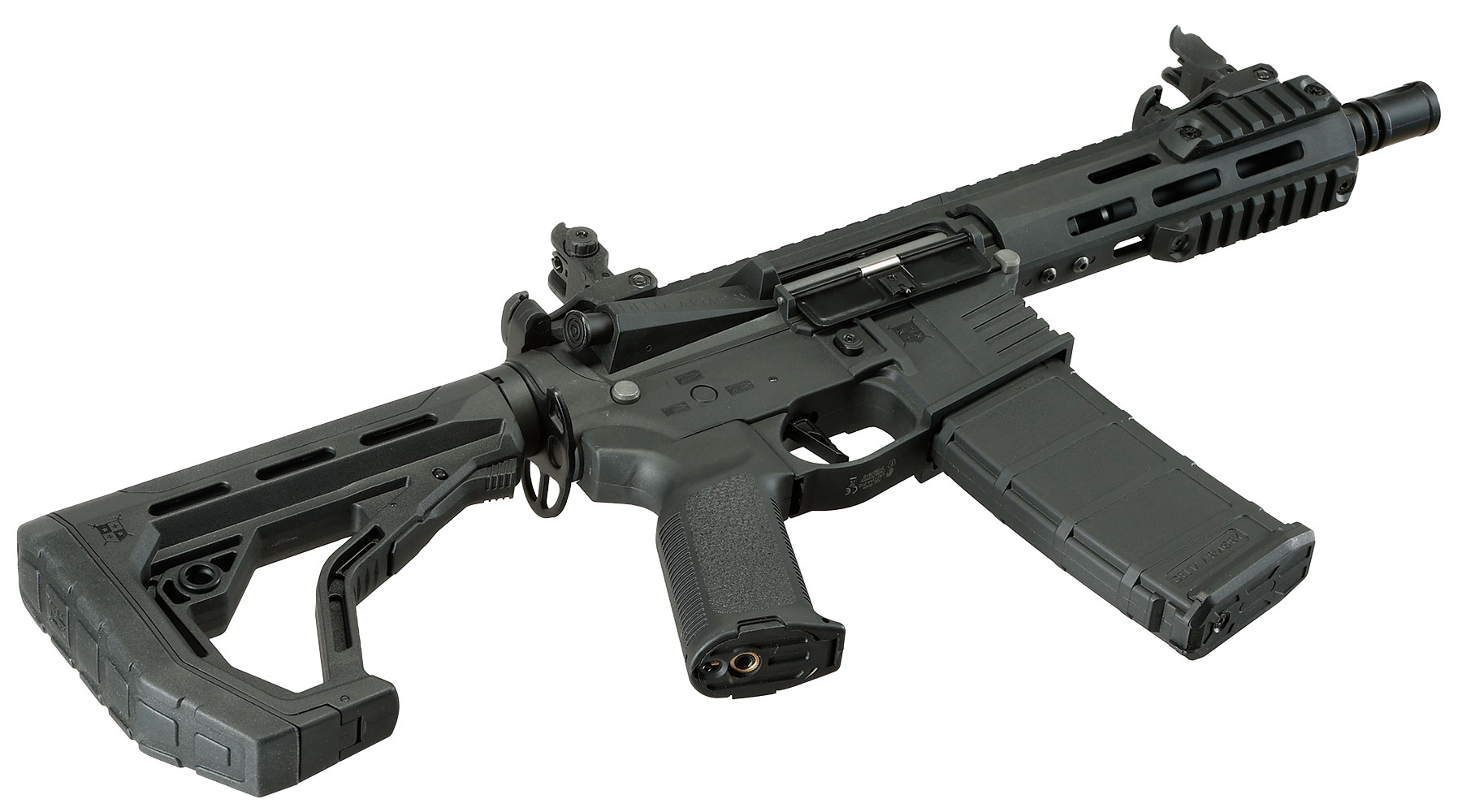 Delta Armory M4 AR15 Charlie M-LOK 6,5 Zoll Eagle ETU Mosfet S-AEG 6mm BB schwarz Bild 5