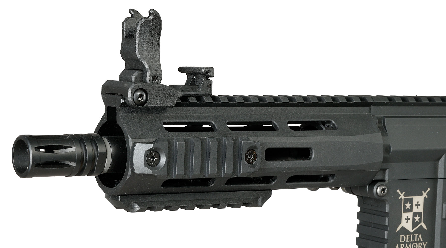 Delta Armory M4 AR15 Charlie M-LOK 6,5 Zoll Eagle ETU Mosfet S-AEG 6mm BB schwarz Bild 7