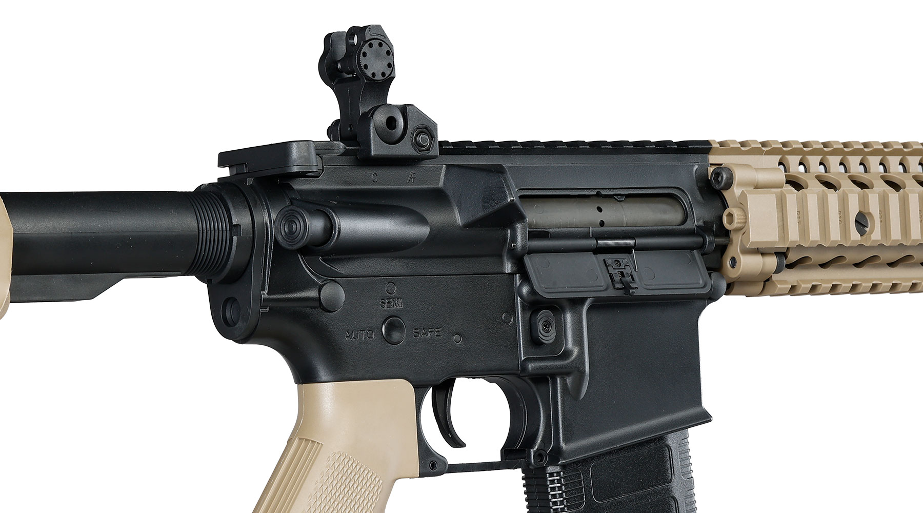 King Arms TWS MK18 MOD1 Sportline Polymergeh�use S-AEG 6mm BB Dualtone Bild 9