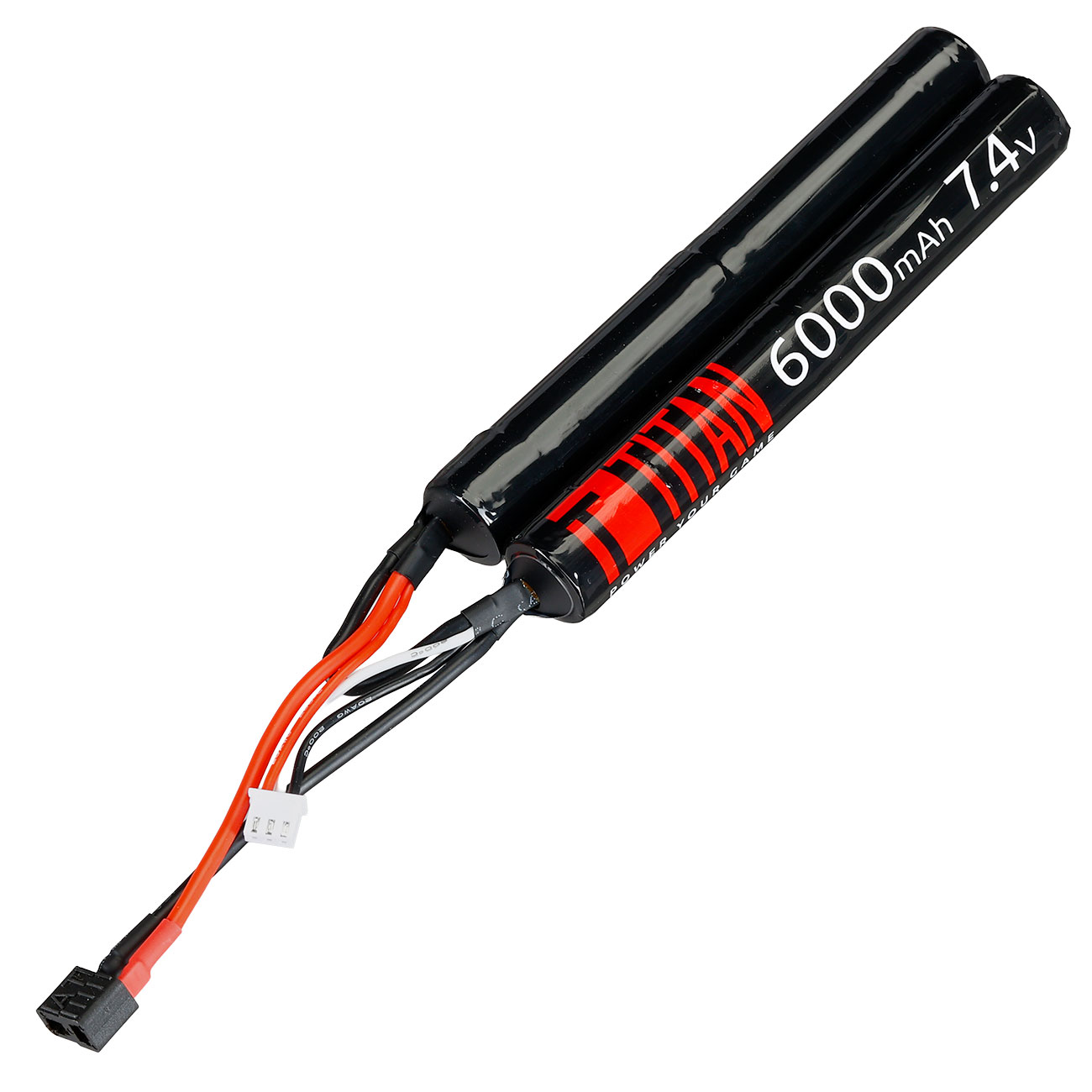 Titan Li-Ion Akku 7.4V 6000mAh 16C Nunchuck-Type mit Deans Anschluss Bild 2