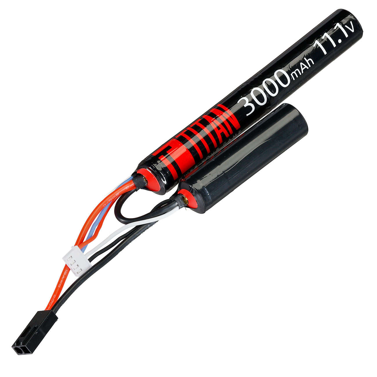 Titan Li-Ion Akku 11.1V 3000mAh 16C Nunchuck-Type mit Mini-Tam Anschluss Bild 2