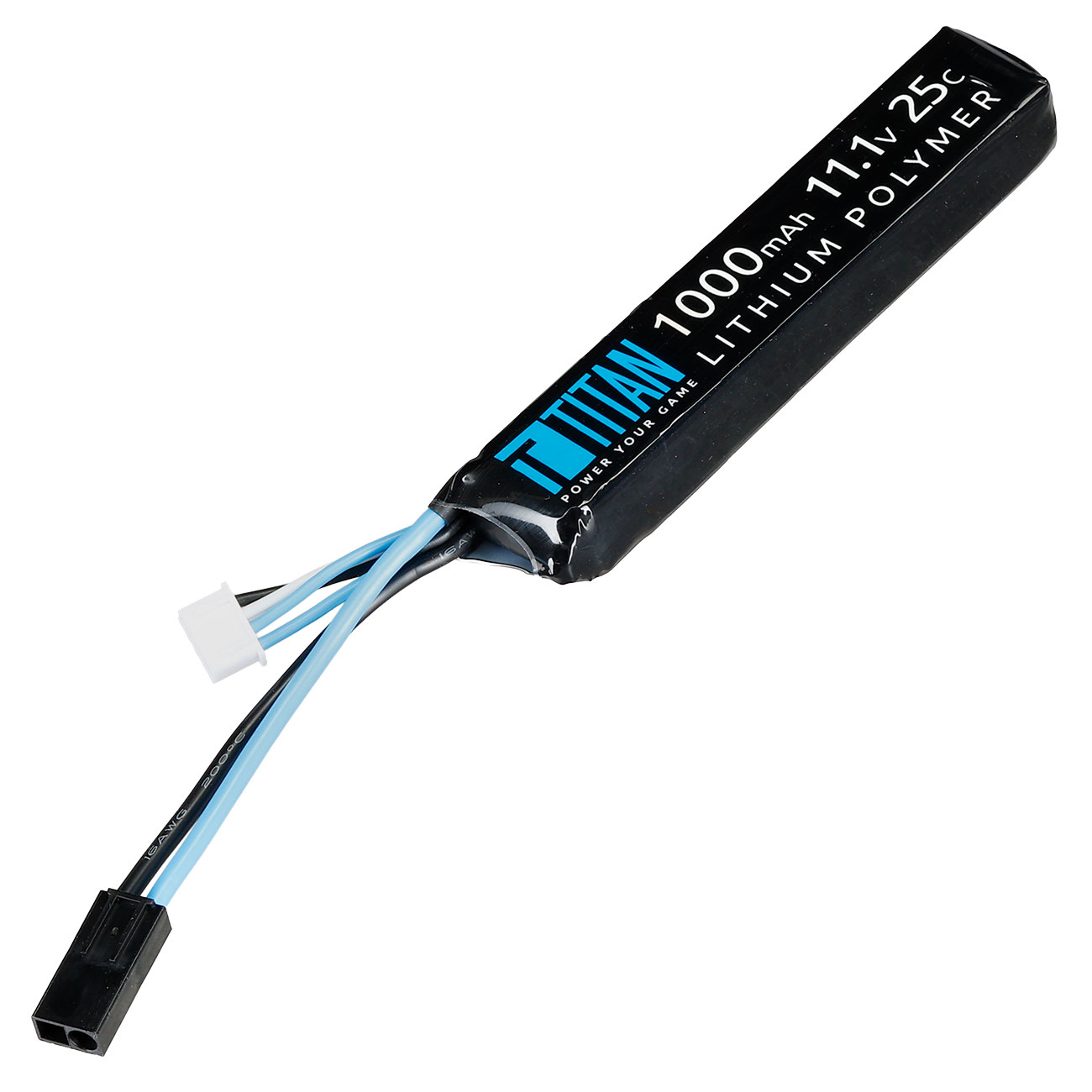 Titan LiPo Akku 11.1V 1000mAh 25C Stock-Tube Type mit Mini-Tam Anschluss Bild 1