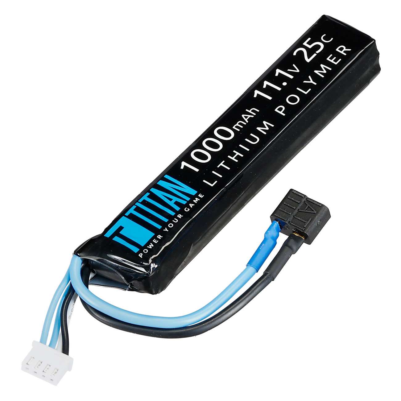 Titan LiPo Akku 11.1V 1000mAh 25C Stock-Tube Type mit Deans Anschluss