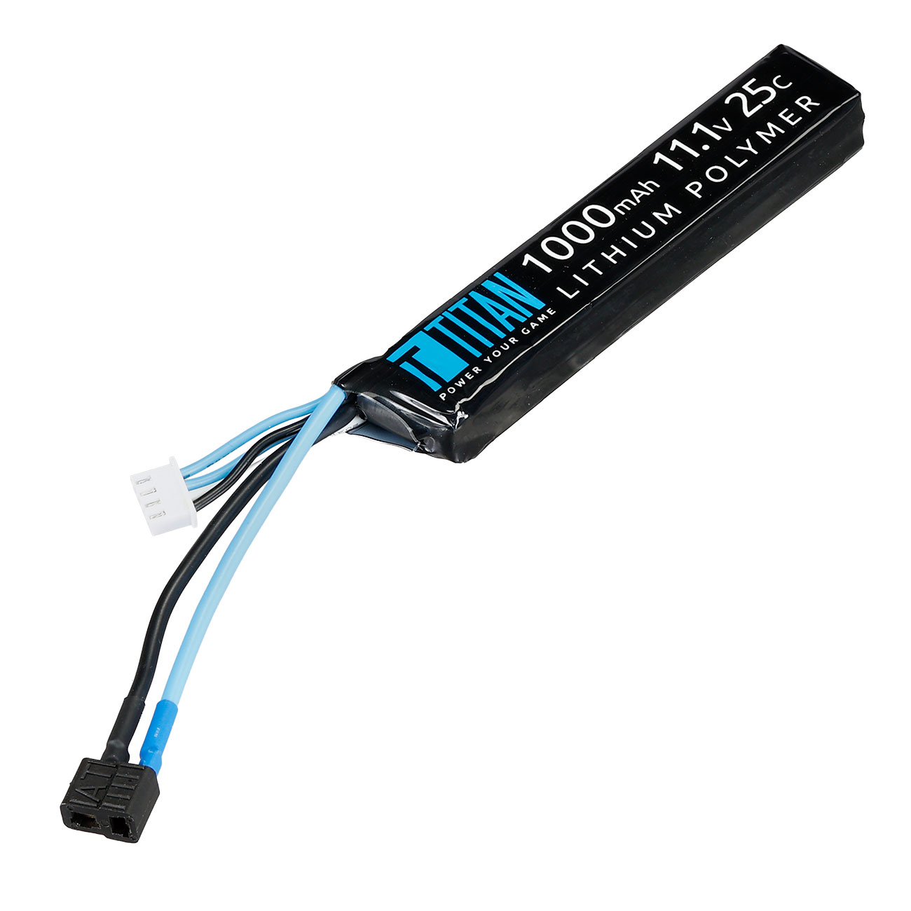 Titan LiPo Akku 11.1V 1000mAh 25C Stock-Tube Type mit Deans Anschluss Bild 1