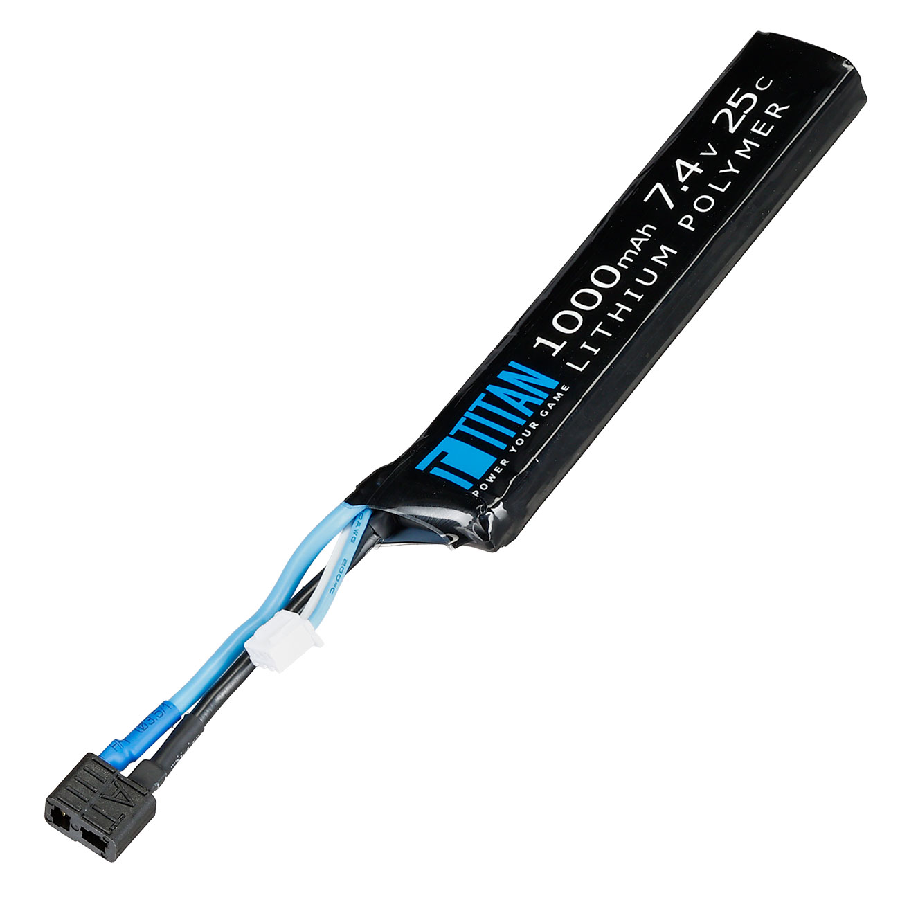 Titan LiPo Akku 7.4V 1000mAh 25C Stock-Tube Type mit Deans Anschluss Bild 1