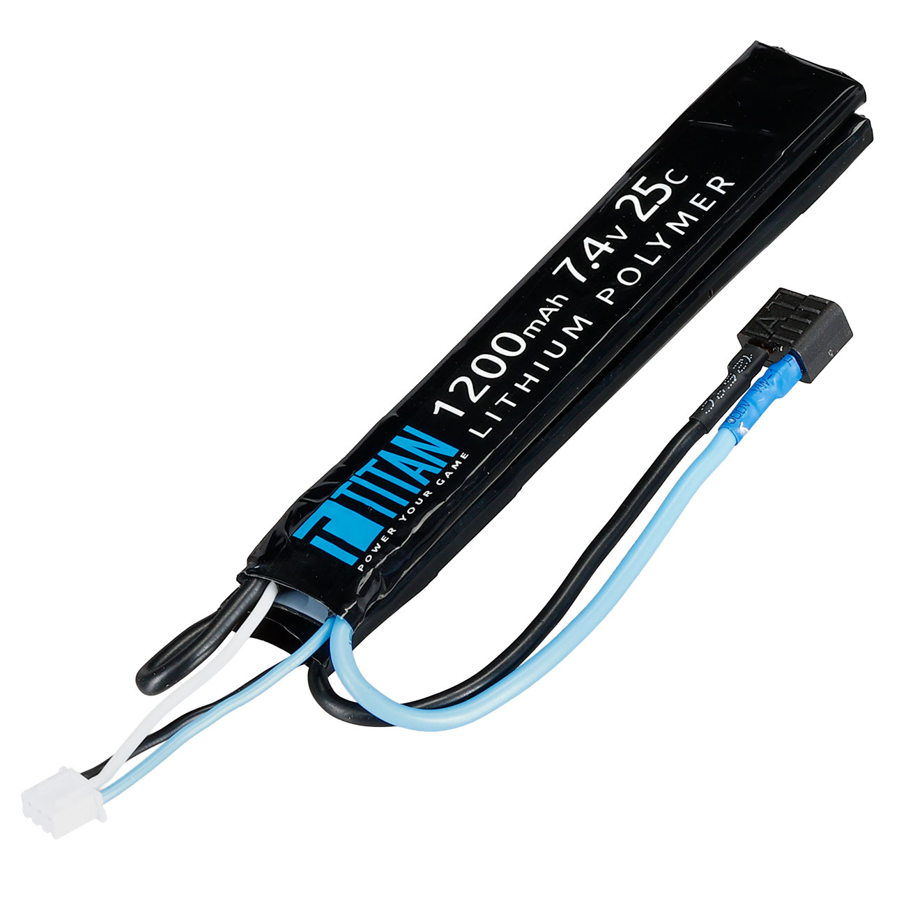 Titan LiPo Akku 7.4V 1200mAh 25C Long Nunchuck-Type mit Deans Anschluss Bild 1