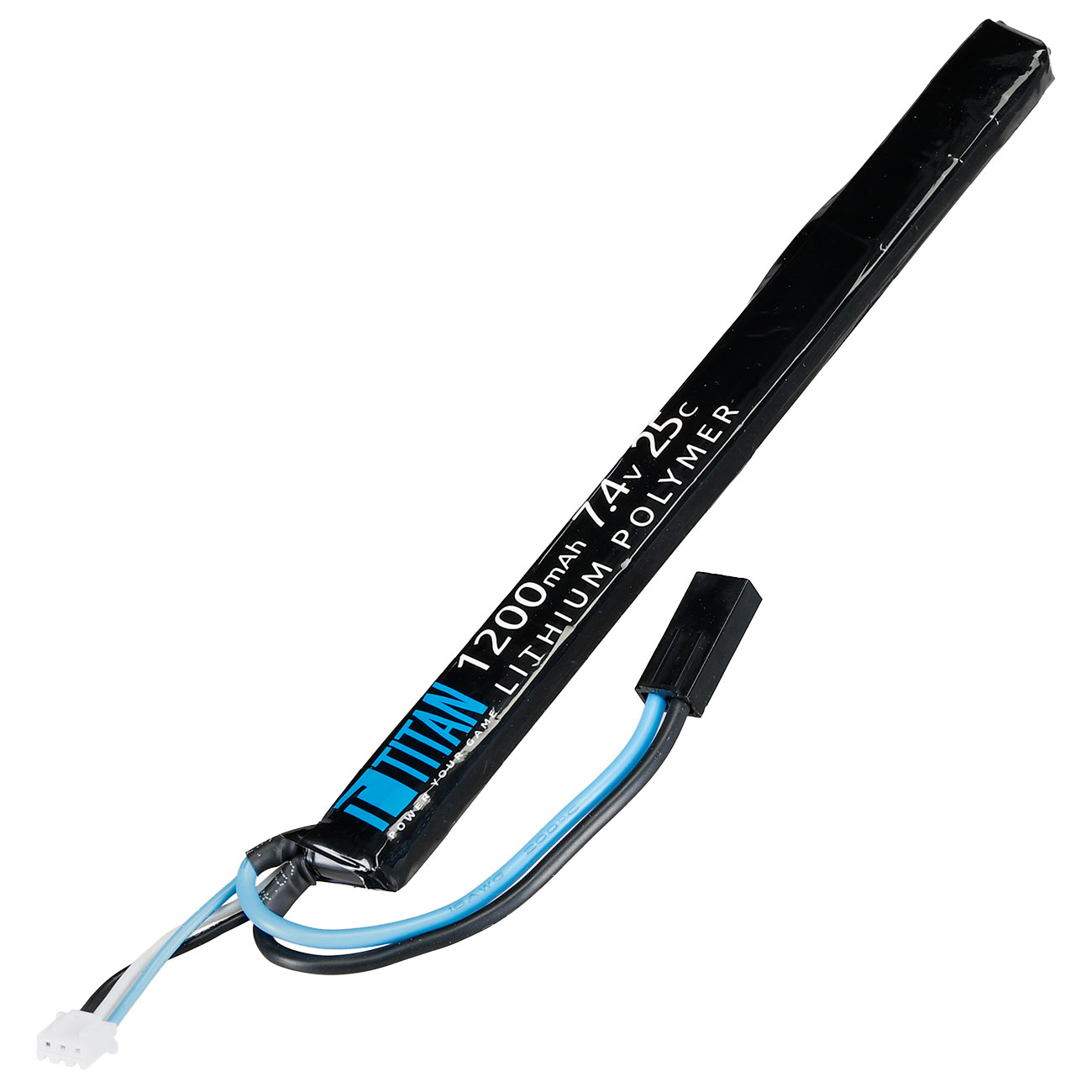 Titan LiPo Akku 7.4V 1200mAh 25C AK Stick-Type mit Mini-Tam Anschluss