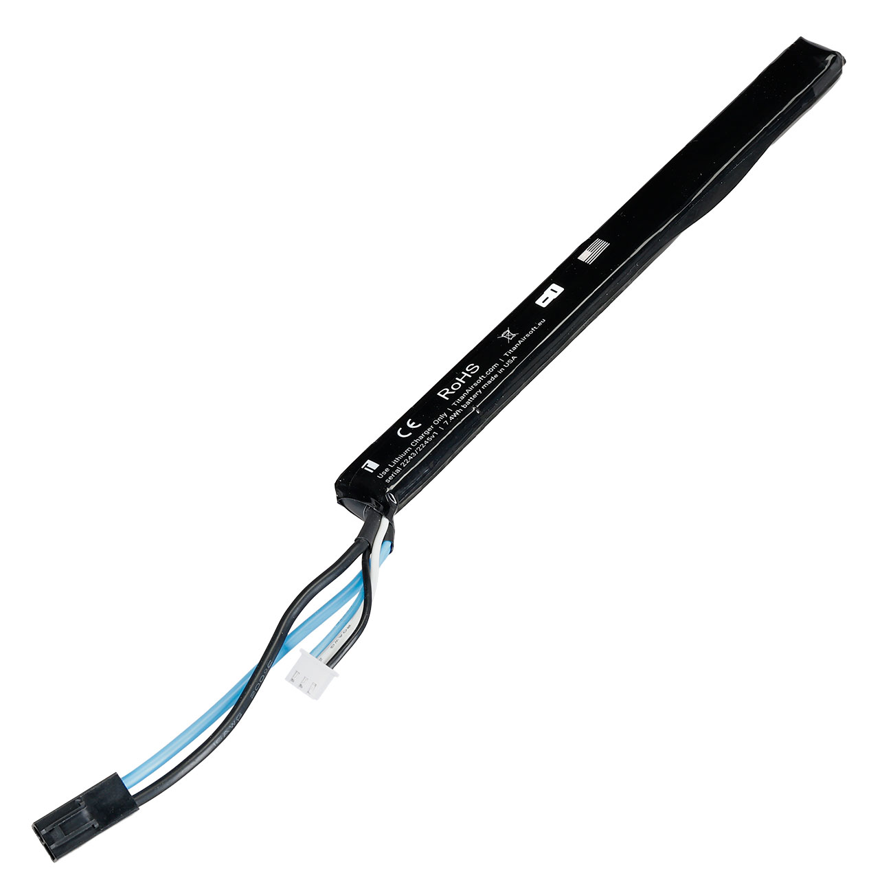 Titan LiPo Akku 7.4V 1200mAh 25C AK Stick-Type mit Mini-Tam Anschluss Bild 2