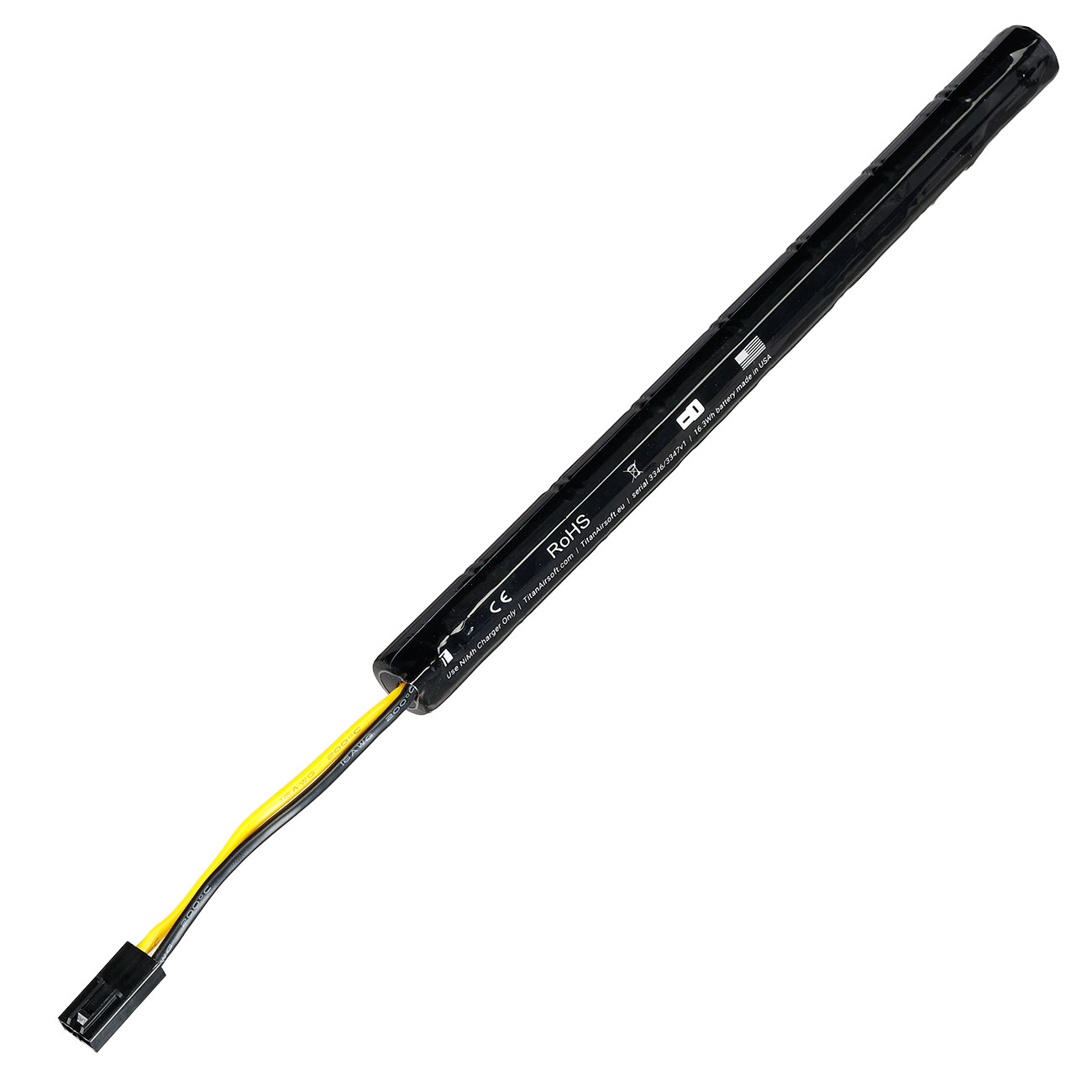 Titan Akku 9.6V 1700mAh NiMH Stick-Type mit Mini-Tam Anschluss Bild 2