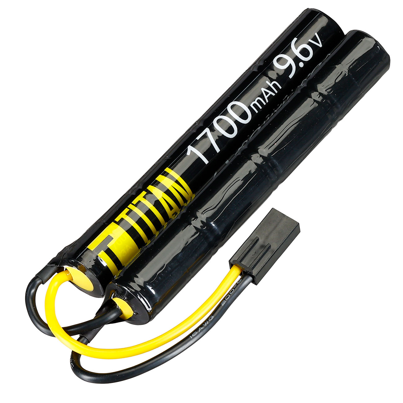 Titan Akku 9.6V 1700mAh NiMH Nunchuck-Type mit Mini-Tam Anschluss
