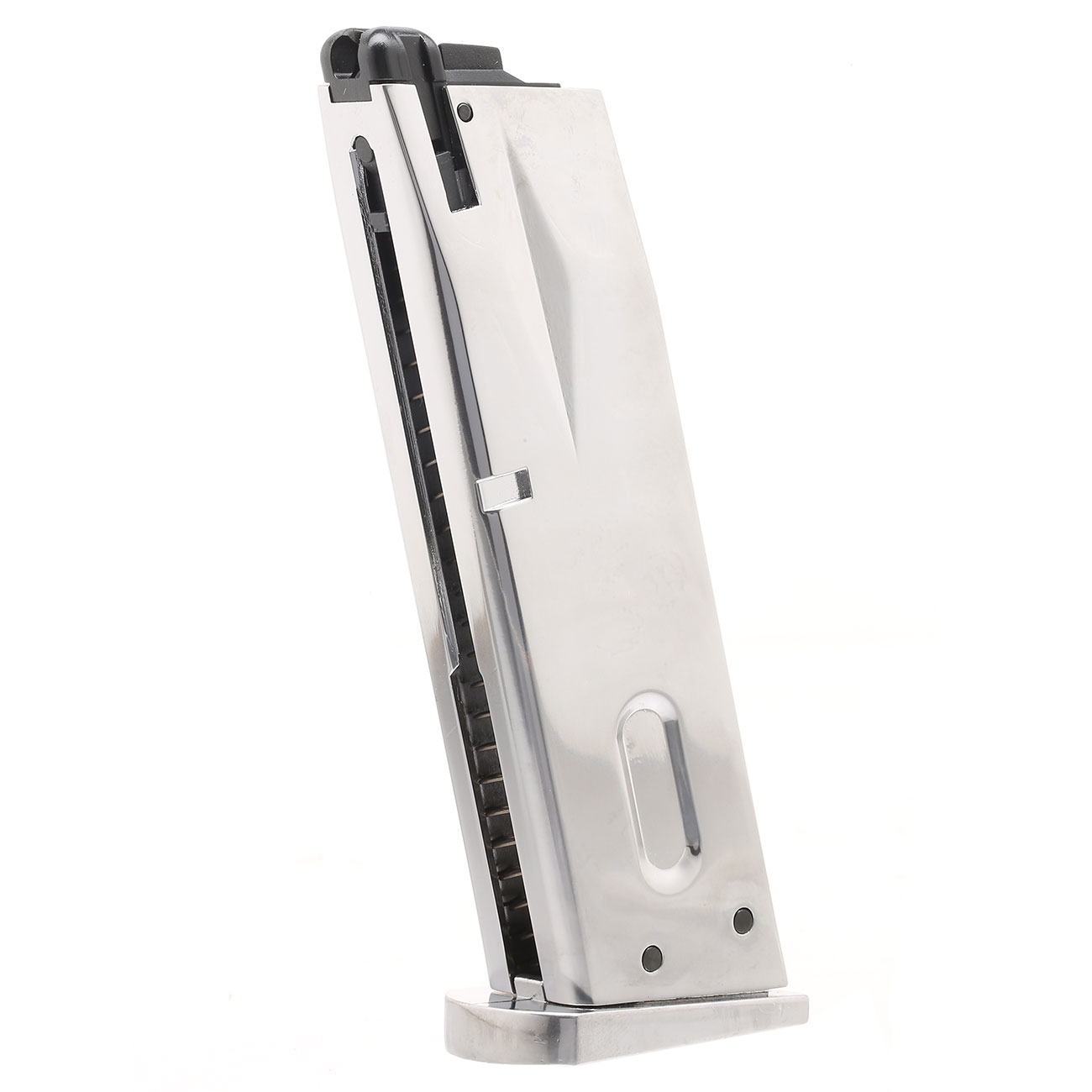 KLI KL92 GBB Magazin 25 Schuss (Softairgas-Version) Chrome-Finish